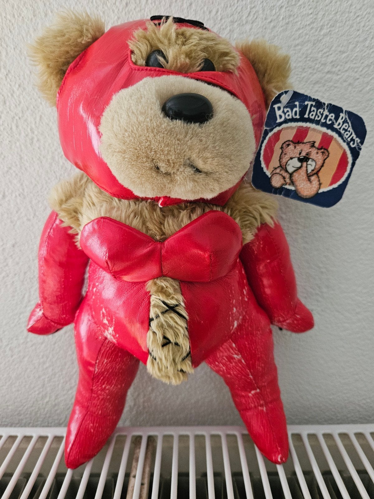 Bad Taste Bear Scarlet plush pluche vintage, Ophalen of Verzenden, Stoffen beer, Overige merken