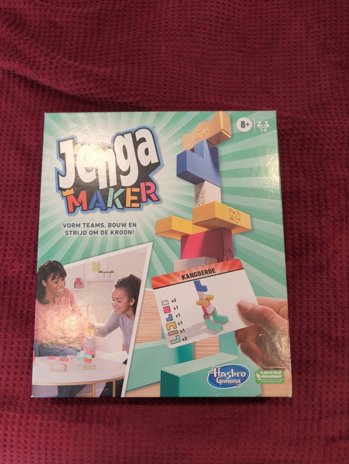 Jenga Maker 8+ compleet in nieuwstaat, Vijf spelers of meer, Ophalen of Verzenden, Zo goed als nieuw, Hasbro Gaming