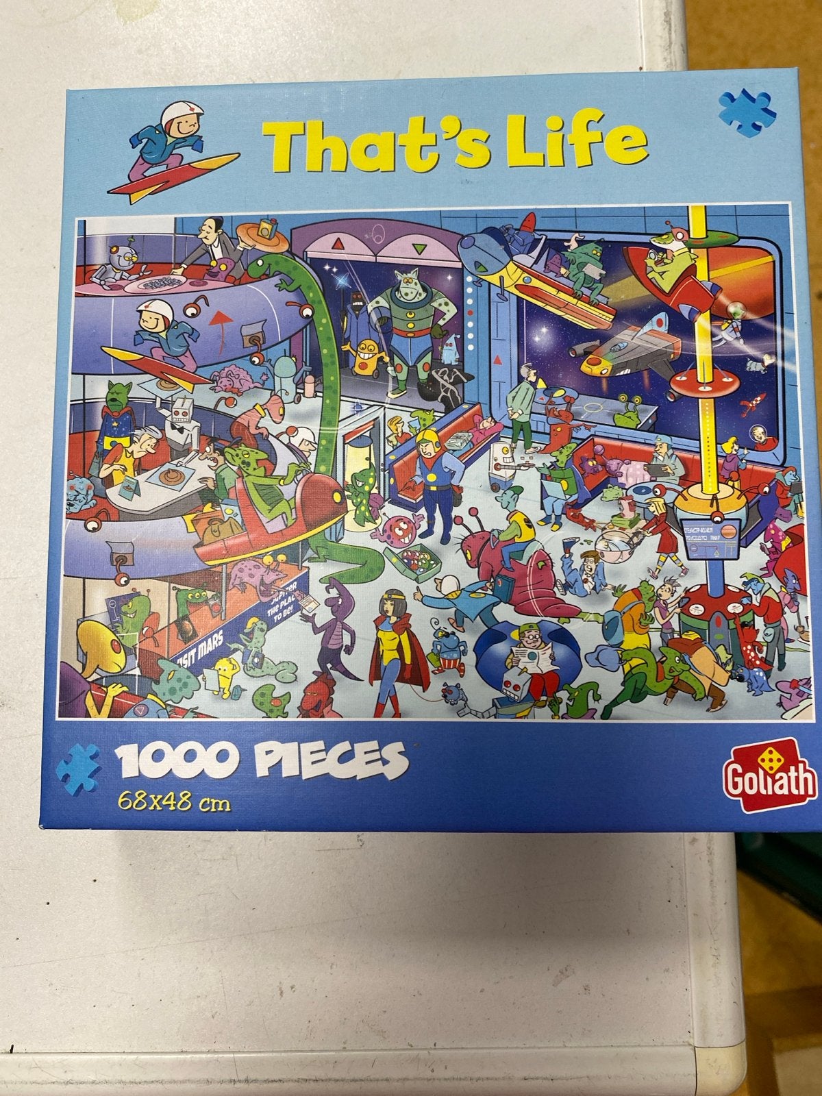 That's Life Puzzel 1000 Stukjes - Goliath no.371426, Ophalen of Verzenden, 500 t/m 1500 stukjes, Zo goed als nieuw, Legpuzzel