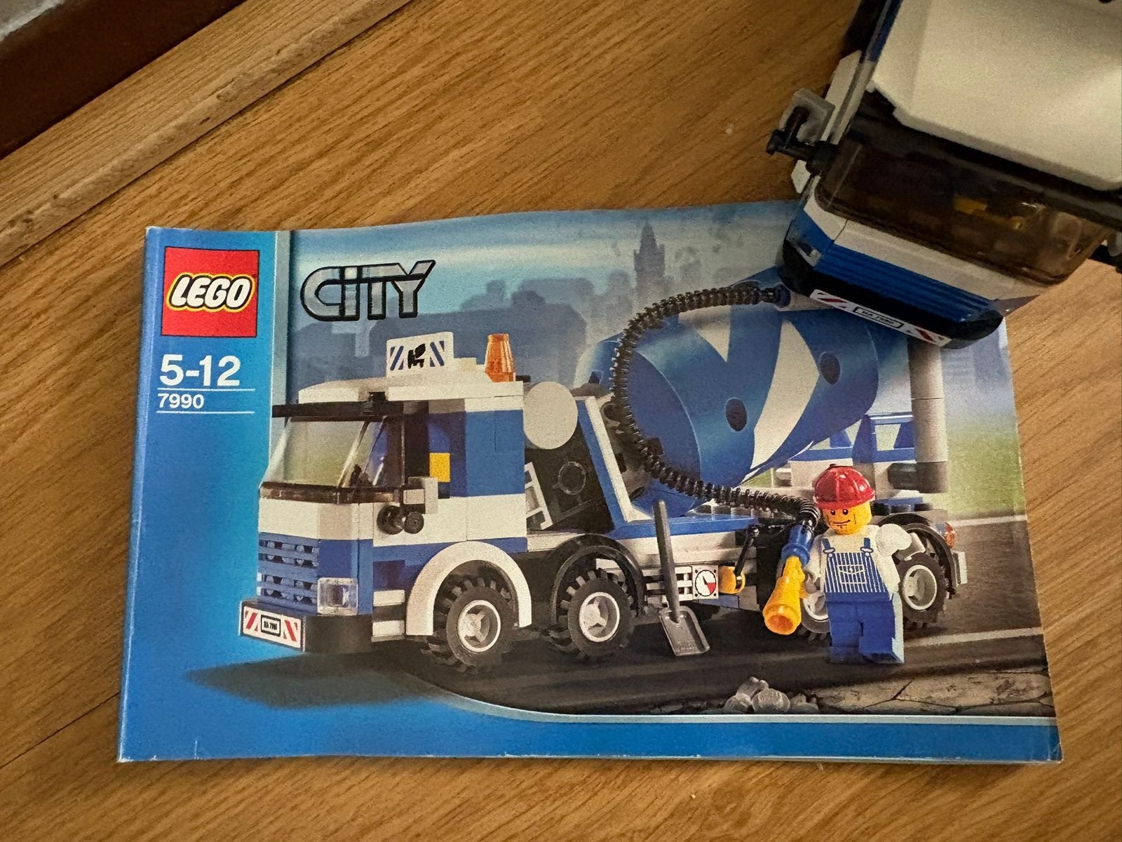 Lego City 7990 Cementwagen - Compleet en Gecontroleerd, Ophalen of Verzenden, Gebruikt