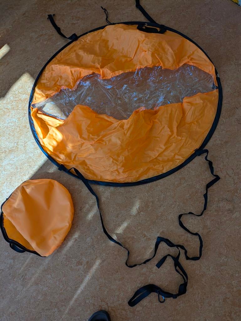 Te koop: kano/kayakzeiltje, Watersport en Boten, Kano's, Ophalen of Verzenden, Zo goed als nieuw