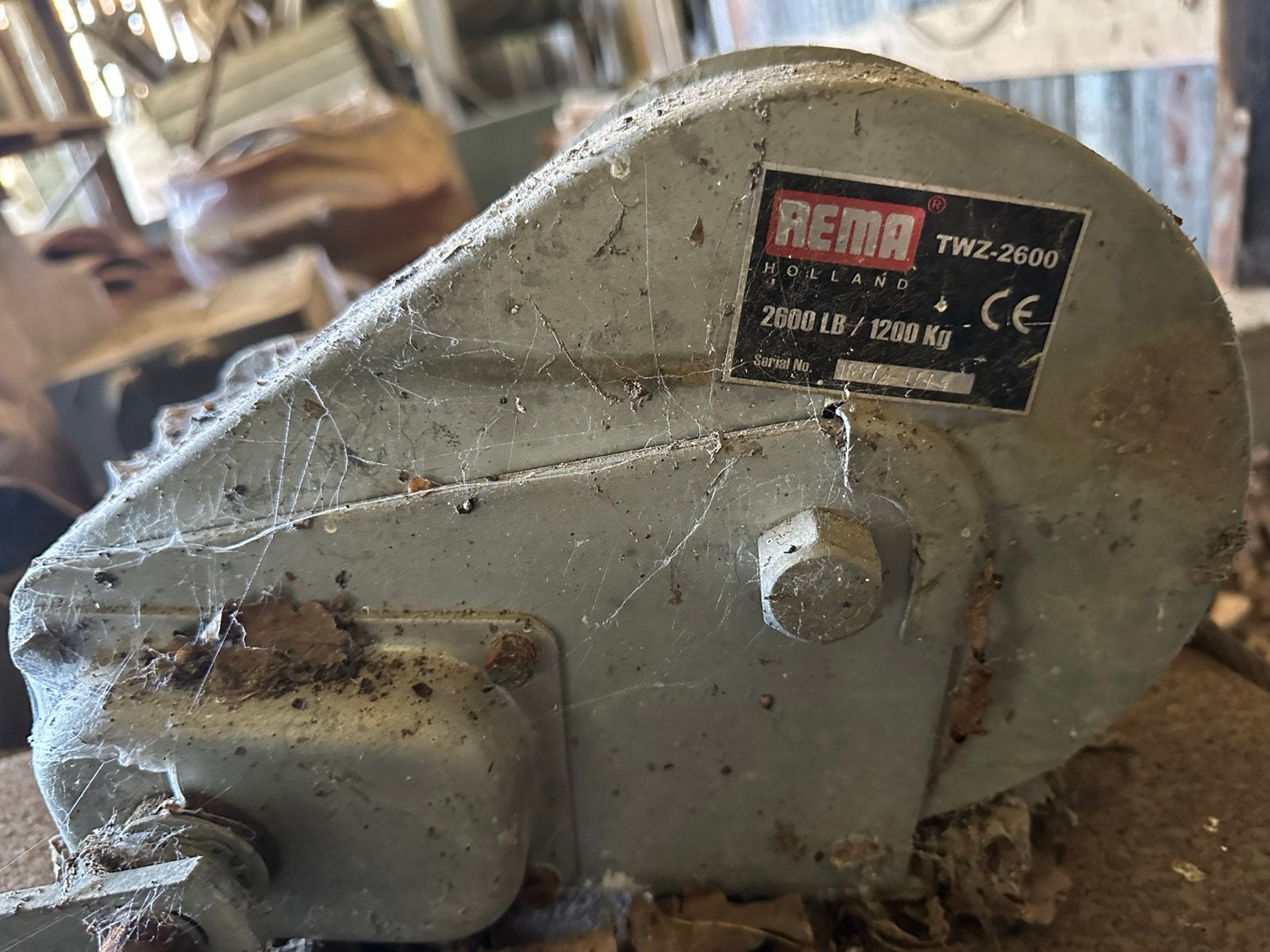 Rema Holland TWZ-2600 Lier - 1200 kg, Ophalen, Gebruikt, Handmatig