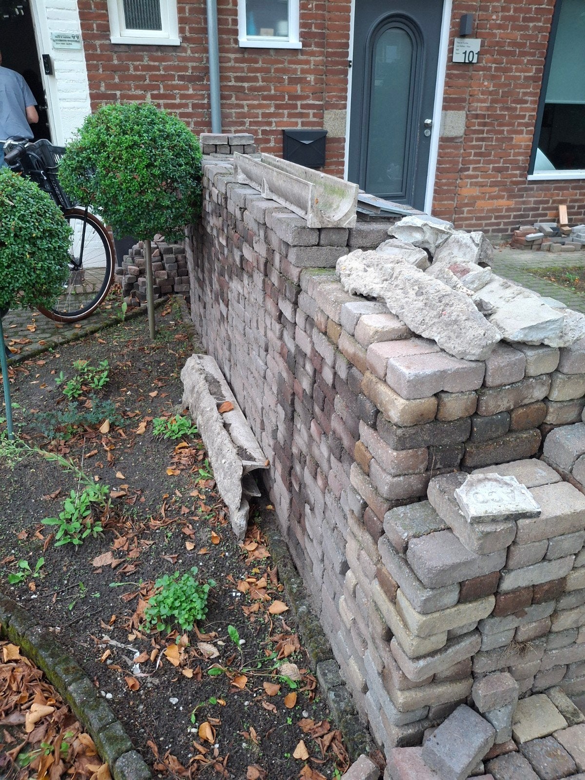 GRATIS  bakstenen, Ophalen, Beton, Overige typen