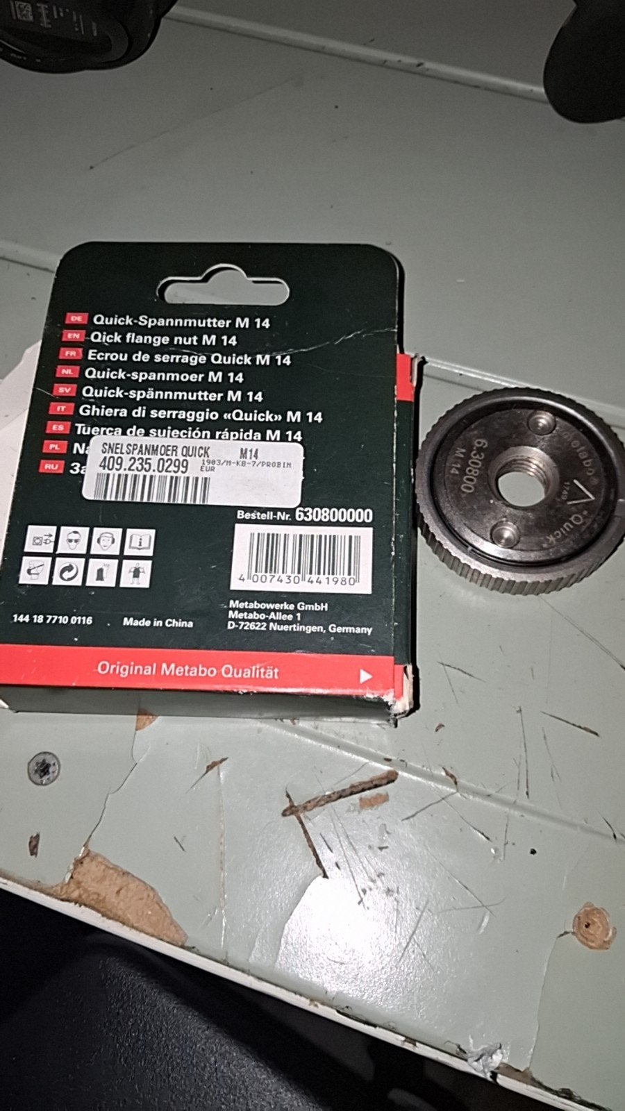 Metabo Quick-Spannmoer M14 - Nieuw in doos, Ophalen of Verzenden
