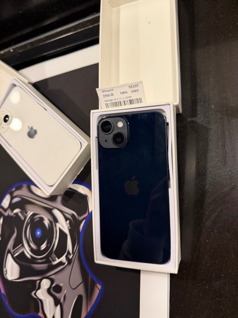A2882,  iPhone 14, div kleuren, 128GB/256GB, 256 GB, Apple, Amsterdam, Refurbished
