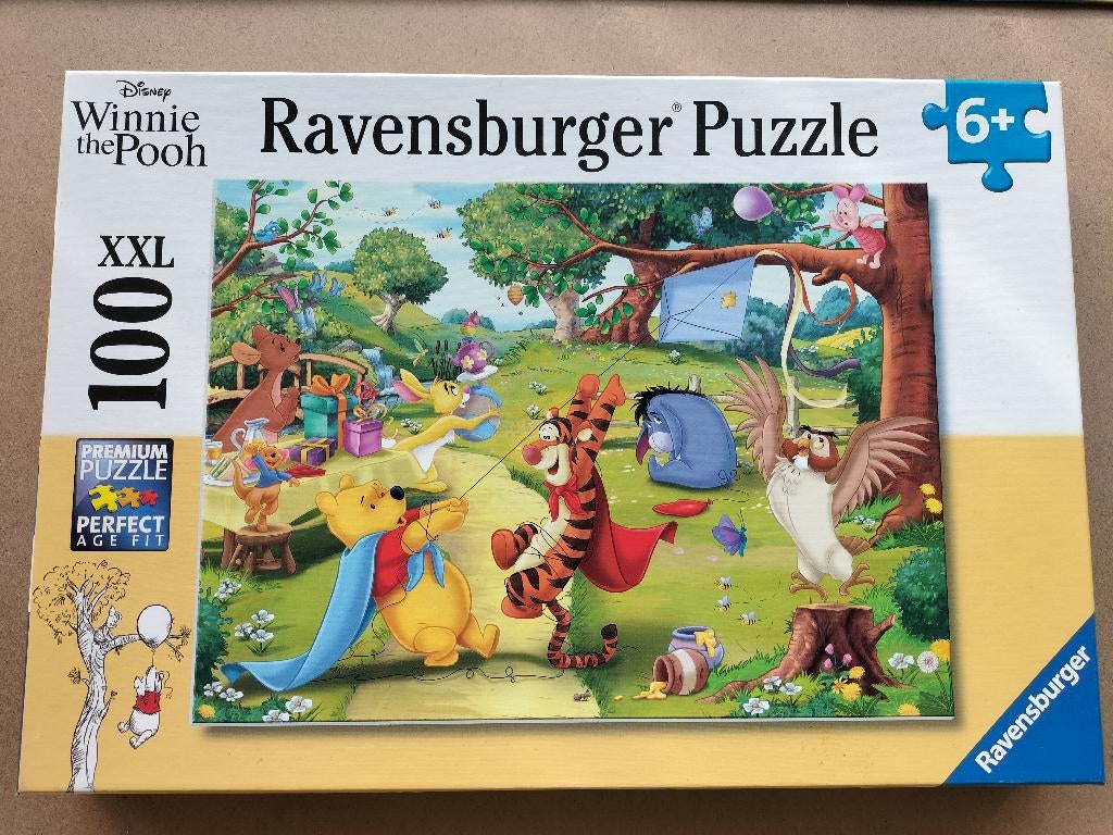 Disney Winnie the Pooh puzzel / 100 XXL stukken 6+, Ophalen of Verzenden, Meer dan 50 stukjes, Zo goed als nieuw, 6 jaar of ouder