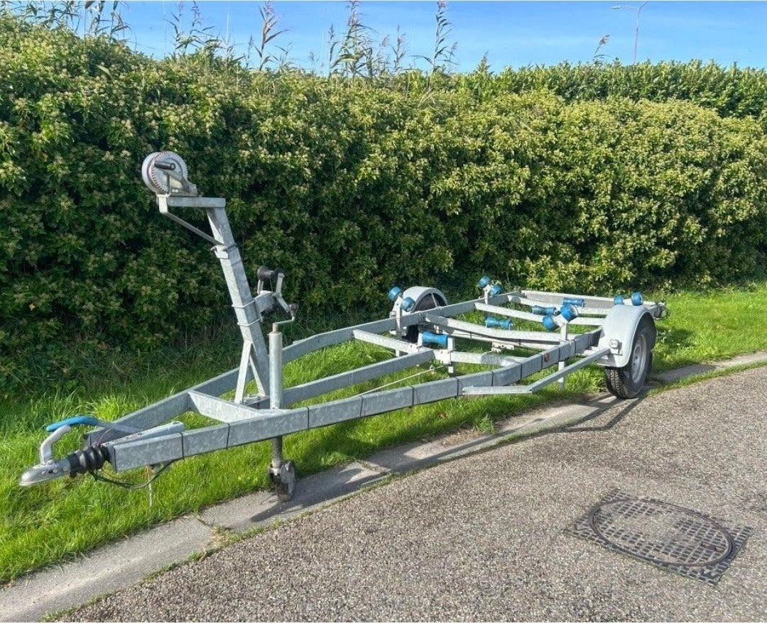 Vlemmix 1500KG trailer in goede staat  !!!, Minder dan 1500 kg, Verstelbare verlichting, 6 tot 9 meter, Ophalen of Verzenden