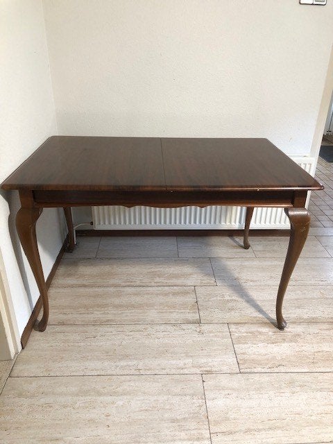 Queen Anne uitschuifbare eettafel antiek, Ophalen