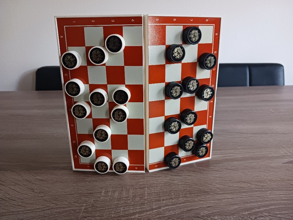 Checkers magnetisch, Een of twee spelers, Ophalen of Verzenden, Nieuw