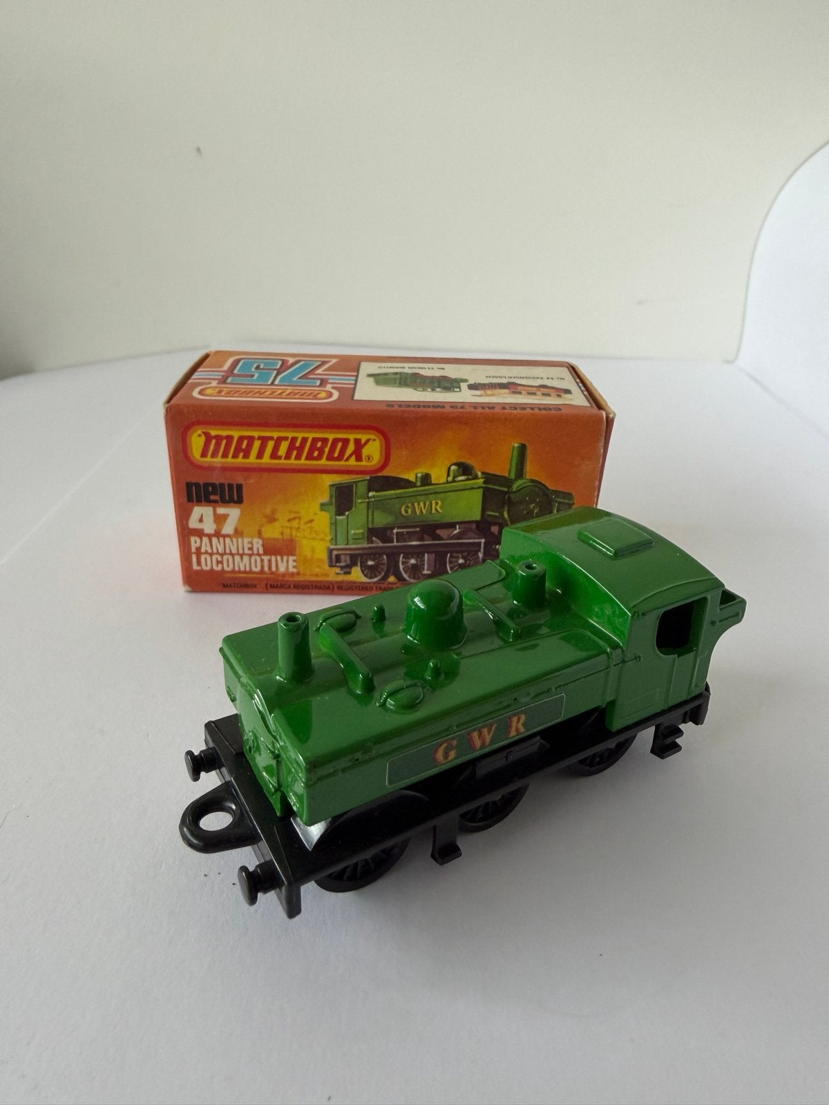 Matchbox Pannier Locomotief GWR - Groen met doosje, Ophalen of Verzenden, Nieuw, Overige typen, Matchbox