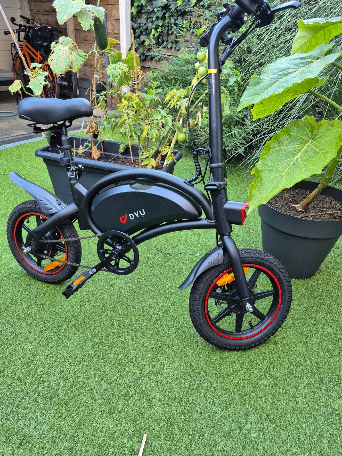 DYU D3+ Elektrische Vouwfiets, Fietsen en Brommers, Minder dan 47 cm, Ophalen, Gebruikt, Overige merken