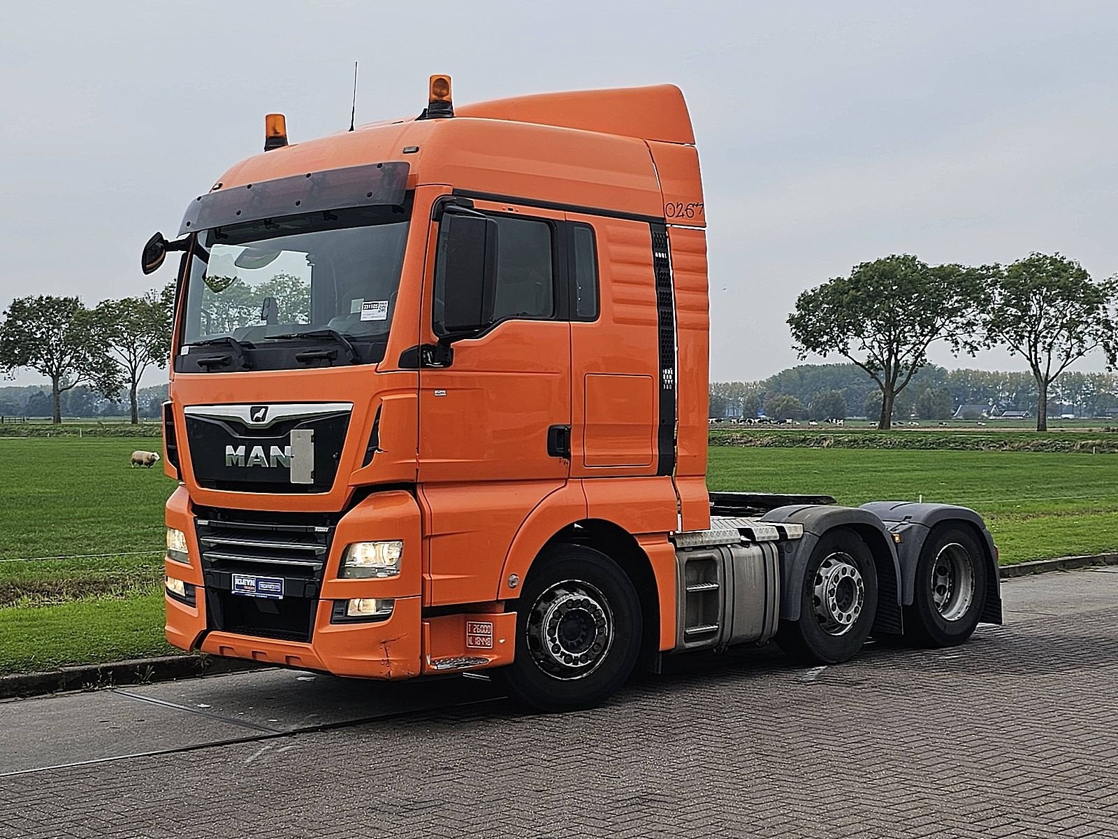 M.A.N. 26.460 TGX 6x2/2 BLS Sleeping Cabin Airco Spring Air, Auto's, Automaat, 460 pk, Euro 6, Overige kleuren