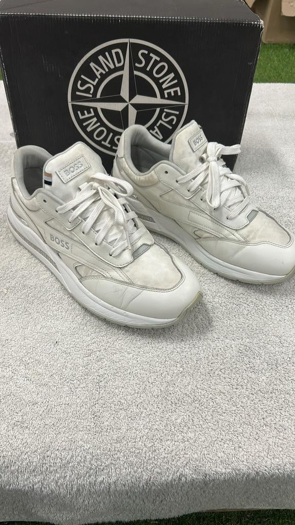 Hugo Boss Schoenen Kurt Runner - 41, BOSS Hugo Boss, ., Wit, Ophalen of Verzenden