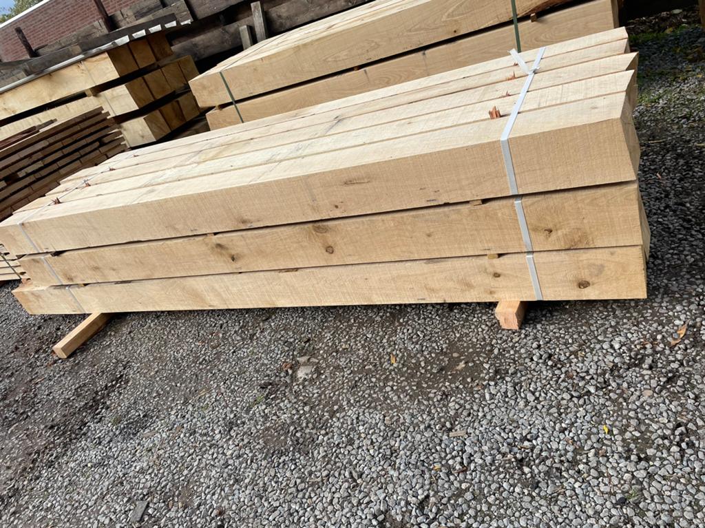 Eiken balken 300 cm lang 15x15, Ophalen, Zo goed als nieuw, 250 cm of meer, Balken