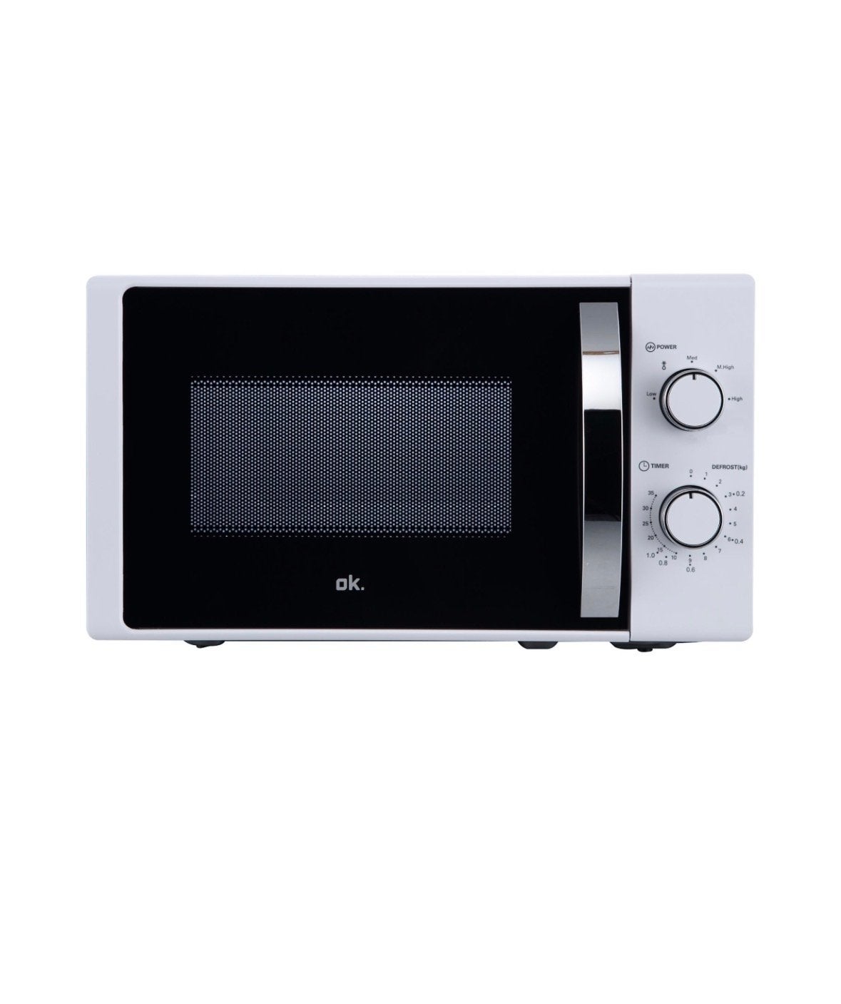 OK. Magnetron - Wit, compact en functioneel, Witgoed en Apparatuur, Magnetrons, Gebruikt, Minder dan 45 cm, Ophalen of Verzenden