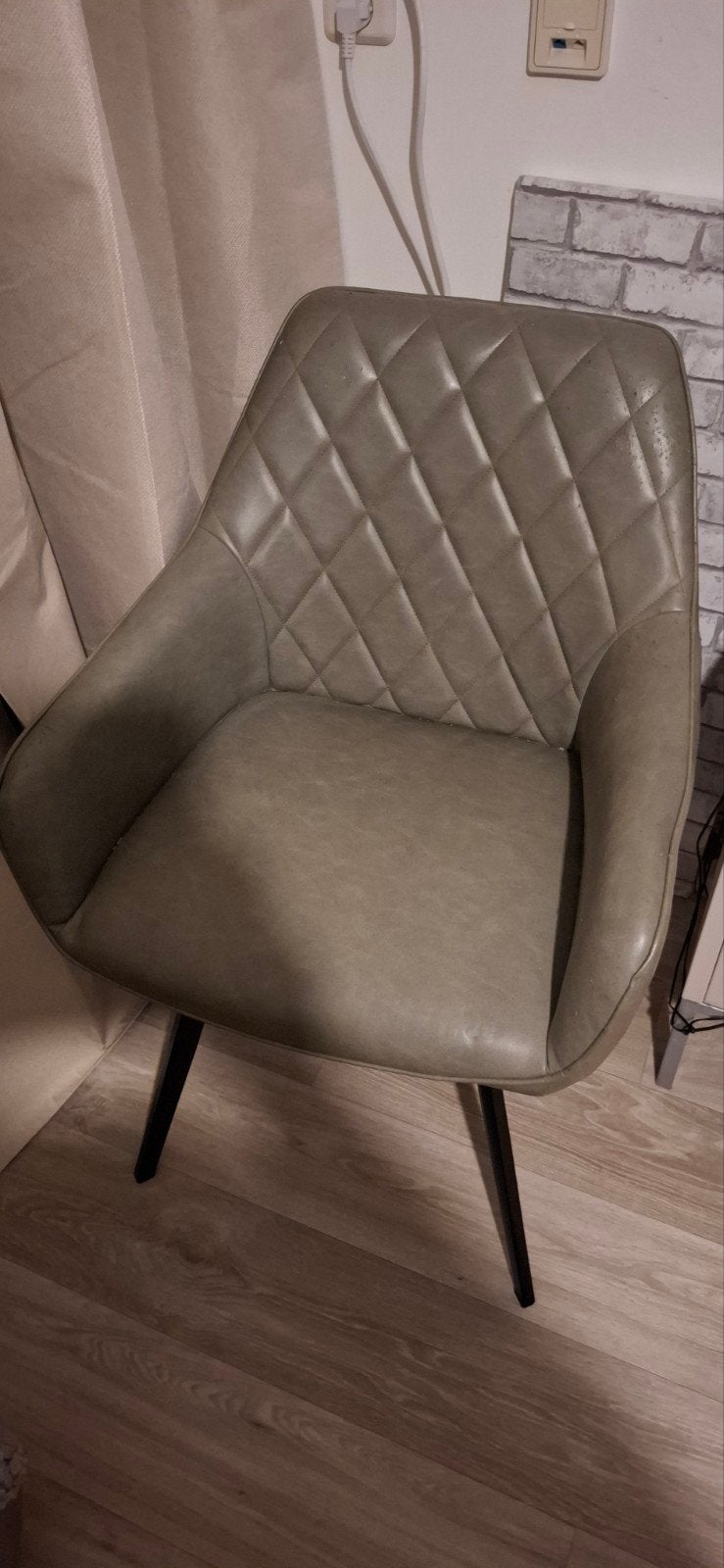 Comfortabele kuipstoel, Huis en Inrichting, Ophalen, Overige kleuren, Kunststof, Gebruikt