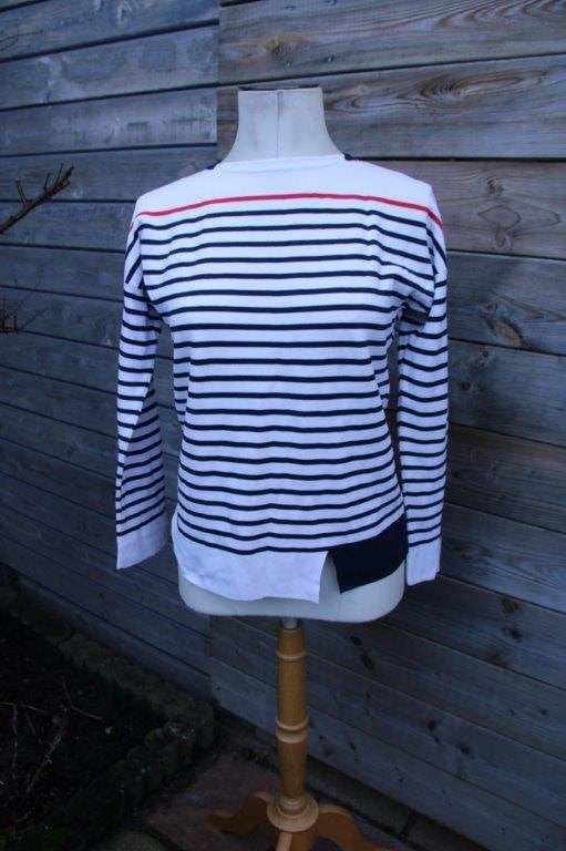 Trui creme/ blauw SaintJames mt 36 dun Vaste prijs, Ophalen of Verzenden, Zo goed als nieuw, Maat 36 (S), Saint James