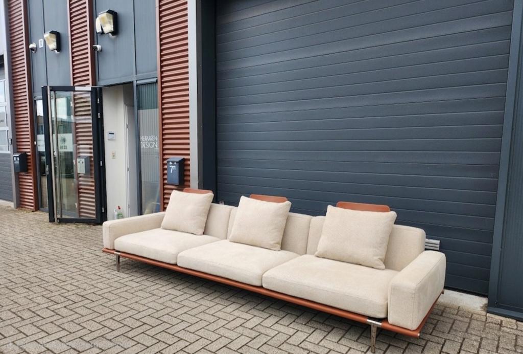 Poltrona frau - Let it be - 3-zitsbank, Ophalen of Verzenden, Rechthoekig, 125 cm of meer
