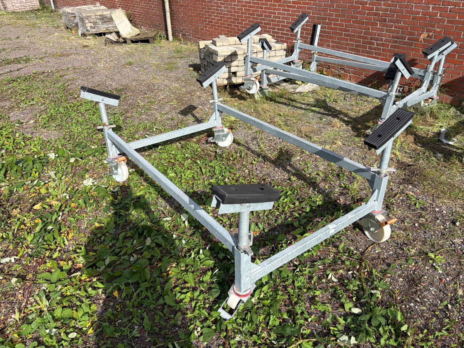 Boot bok winterstalling sloep trailer stalling sloepbok, Watersport en Boten, Boottrailers, Ophalen, Gebruikt, 1500 tot 3000 kg