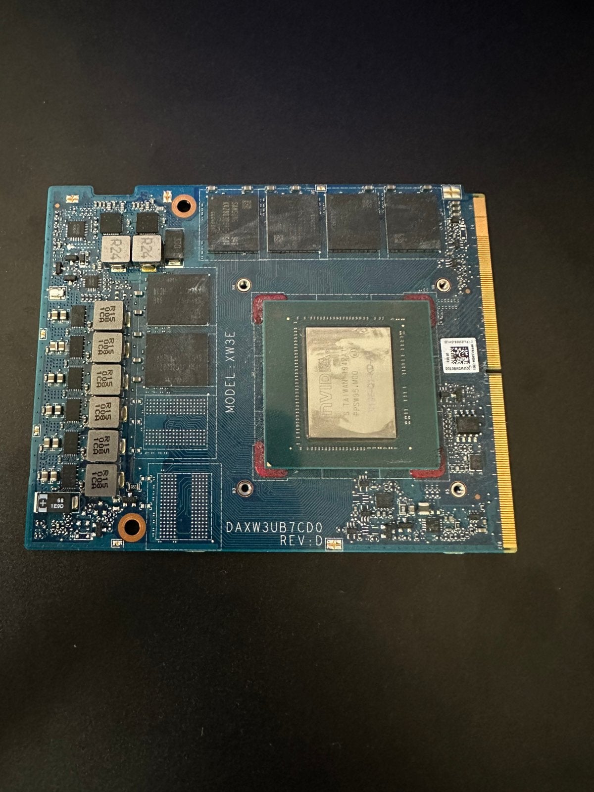 NVIDIA Quadro RTX 3000 Mobile GPU (MXM-module), Computers en Software, Gebruikt, GDDR6, PCI-Express 4, Ophalen of Verzenden