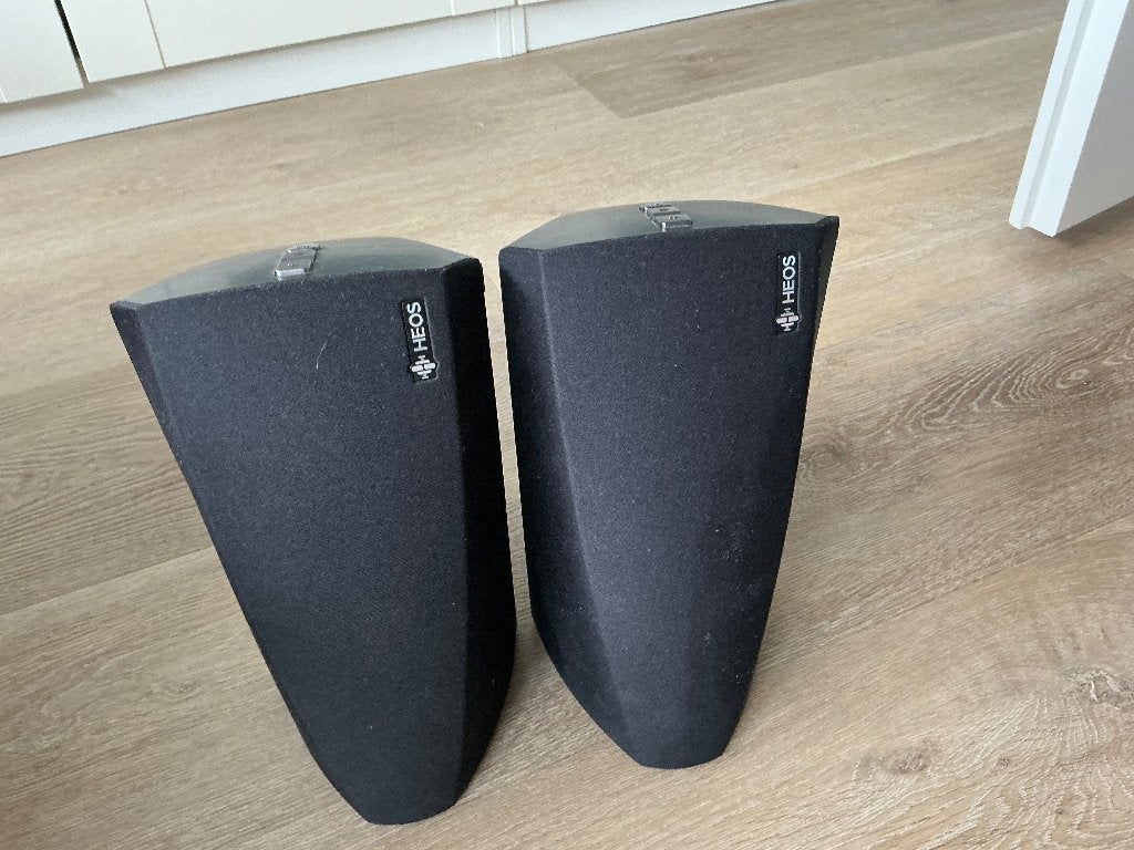 Denon Heos 3 HS2 zwart 2 stuks in nieuwstaat, Speakerset, Minder dan 60 watt, Ophalen, Overige merken