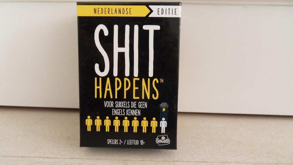 Spel : Goliath : Shit Happens - Nederlandse editie, Ophalen of Verzenden, Gebruikt, Goliath