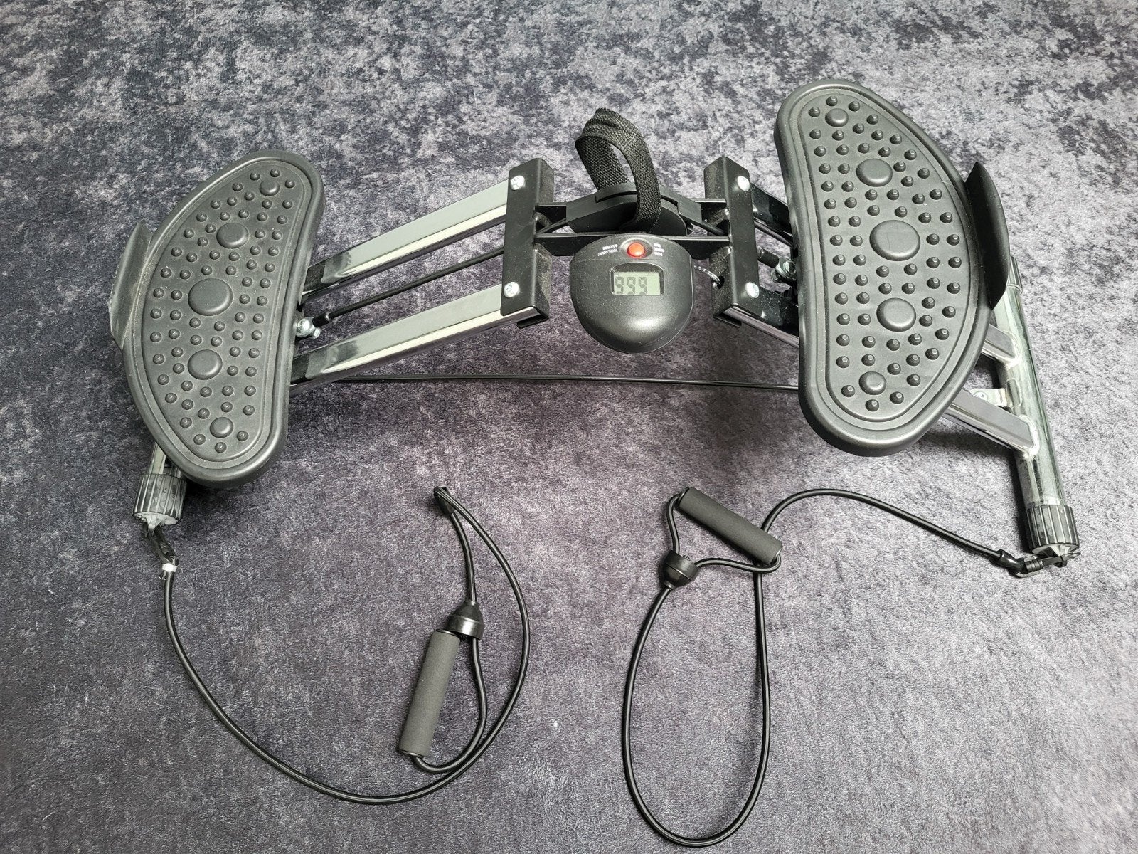 Mini Stepper met Weerstandsbanden en Display, Ophalen, Armen, Stepapparaat, Zo goed als nieuw
