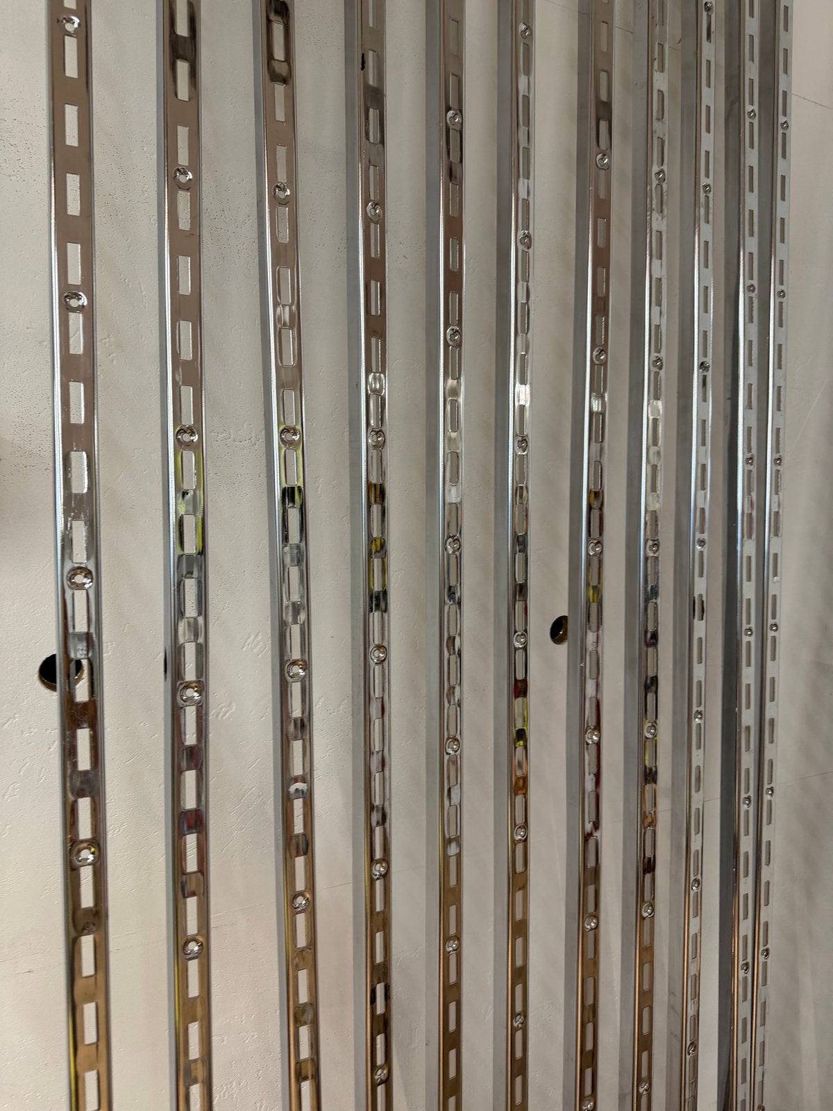 Wandrails 220 cm hoog - grijs en zilverkleurig, Ophalen of Verzenden