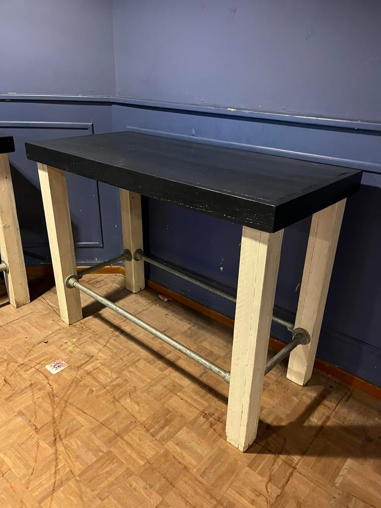 Steigerhouten statafels, Ophalen, Gebruikt