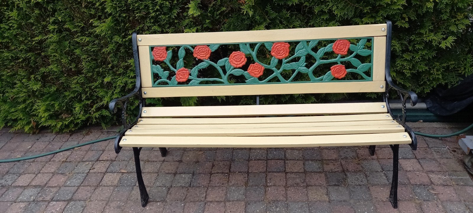 Tuinbankje, Tuin en Terras, Tuinbanken, Ophalen, Gebruikt, Hout