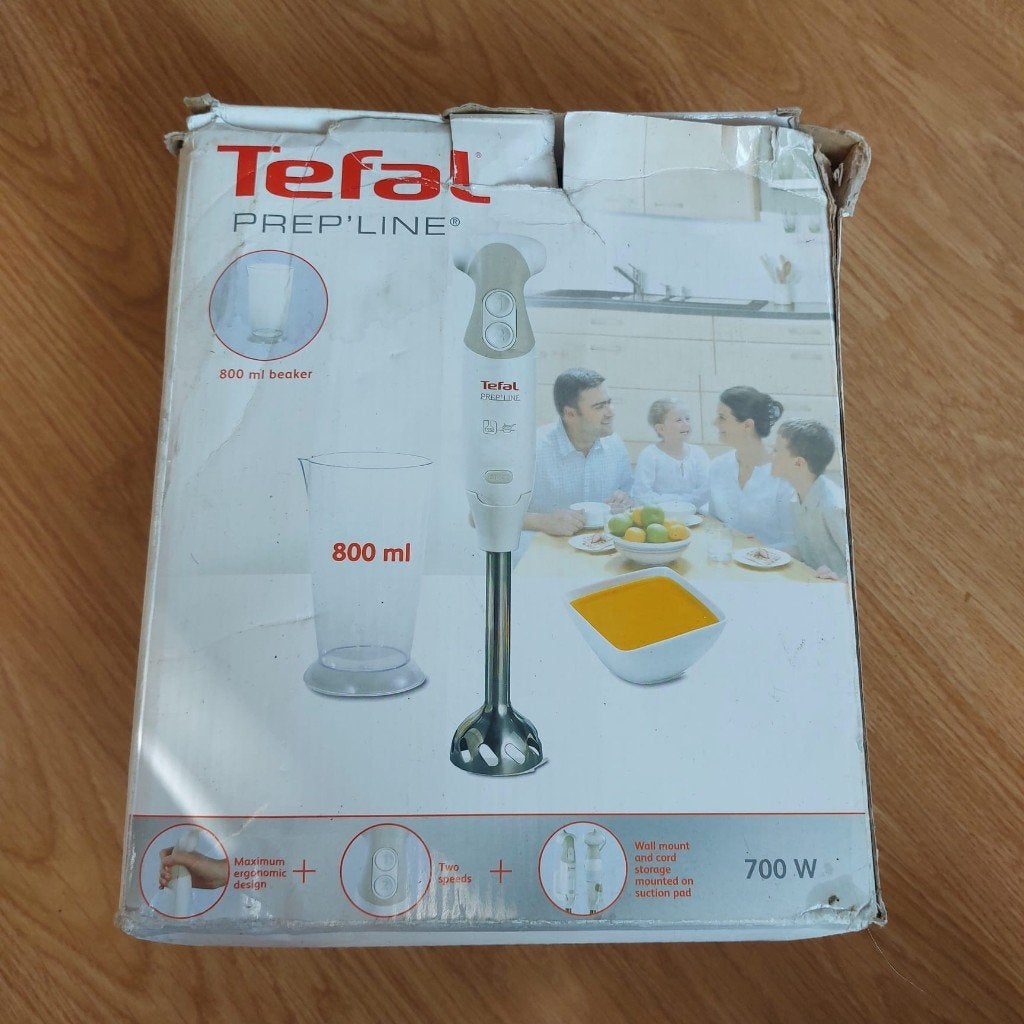 Tefal Prep'Line HB711115 staafmixer, Minder dan 1 liter, Ophalen of Verzenden, Zo goed als nieuw, 3 snelheden of meer