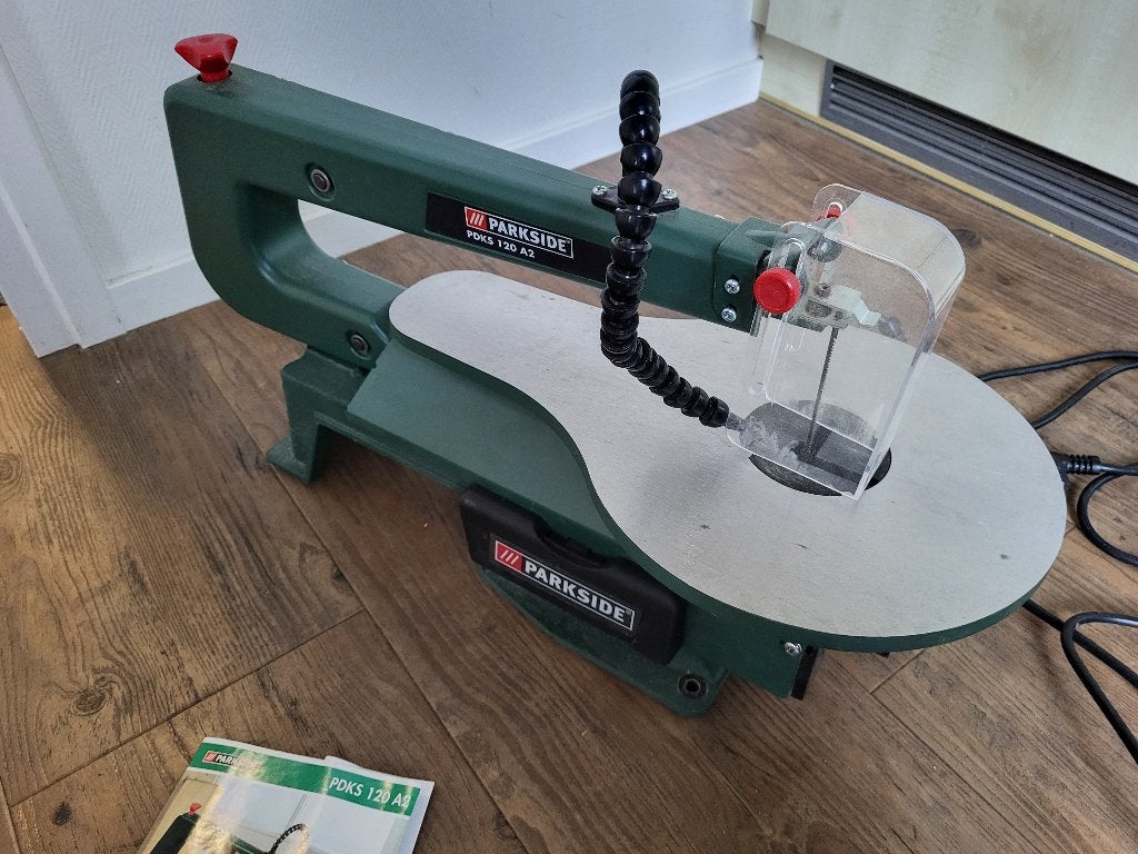 Parkside Decopeerzaag / figuurzaag, 70 mm of meer, Ophalen of Verzenden, Figuurzaag, 1200 watt of meer
