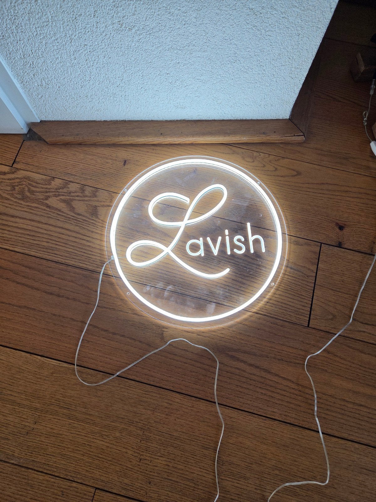 Lavish Ledlamp dimbaar Reclame item., Ophalen, Zo goed als nieuw