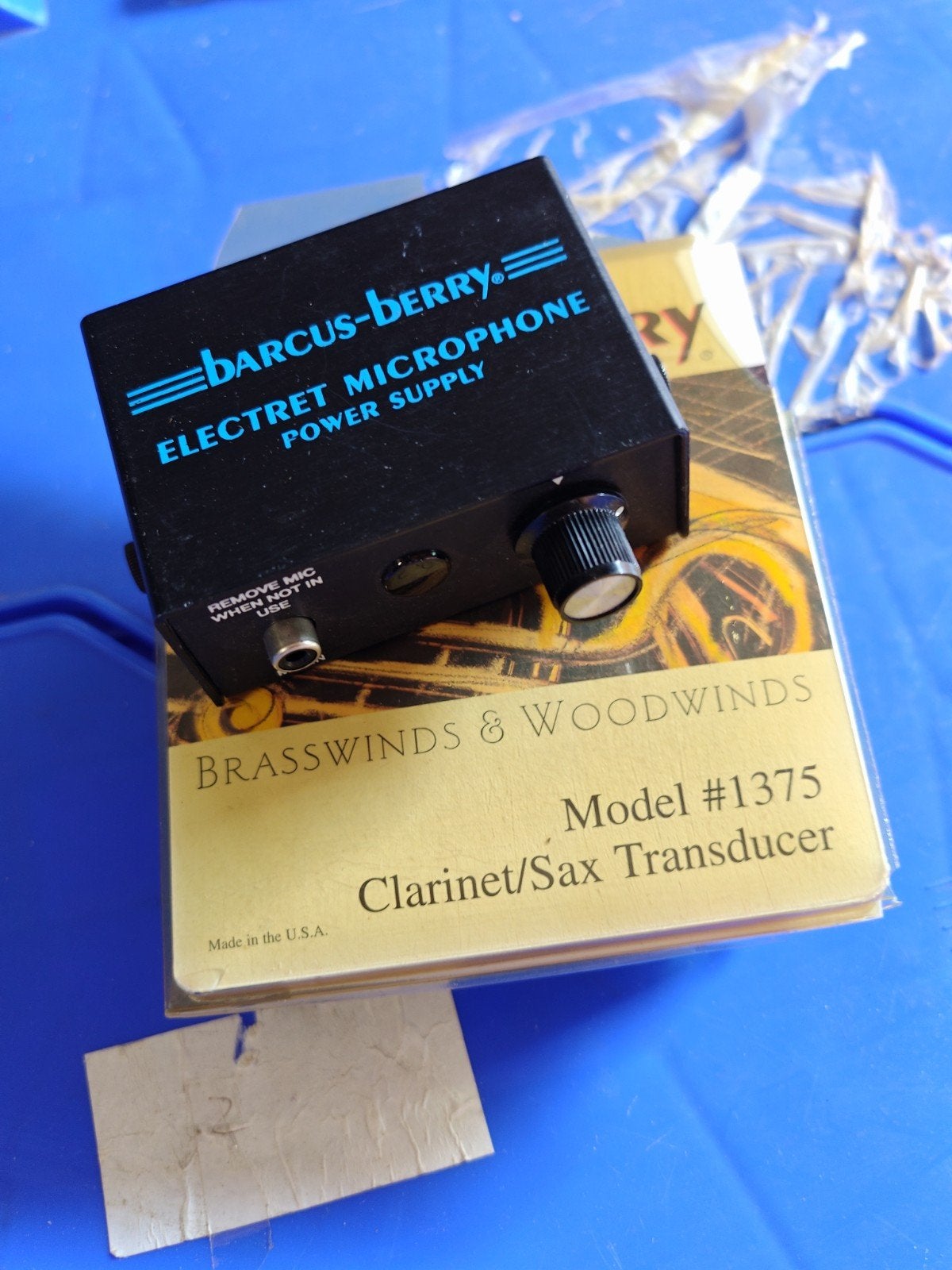 Barcus-Berry Electret Microfoon & Transducer sax clarinet, Ophalen of Verzenden, Nieuw, Alt