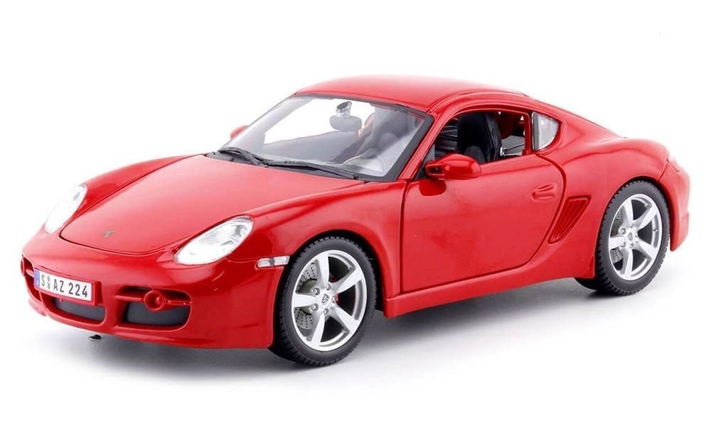 porsche cayman S  rood van maisto nieuw 1:18, Hobby en Vrije tijd, Ophalen, Nieuw, Auto, Maisto