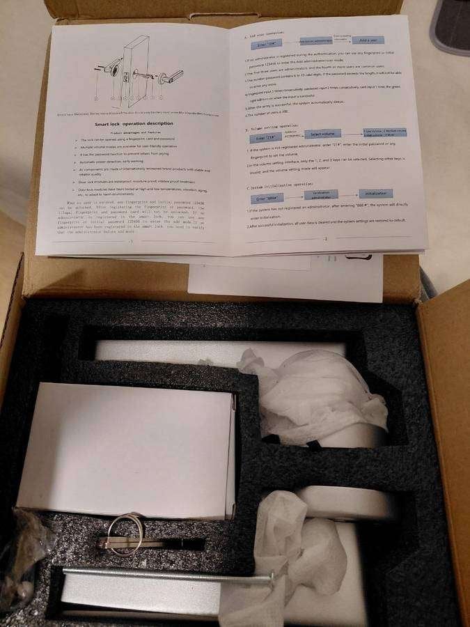 RAYKUBE M5 Smart Deurslot - Vingerafdruk - Tuya, Ophalen of Verzenden, Nieuw, Overige materialen, Slot