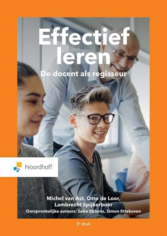 Effectief leren De docent als regisseur - Van Ast e.a., Ophalen of Verzenden, Gamma, Zo goed als nieuw, HBO