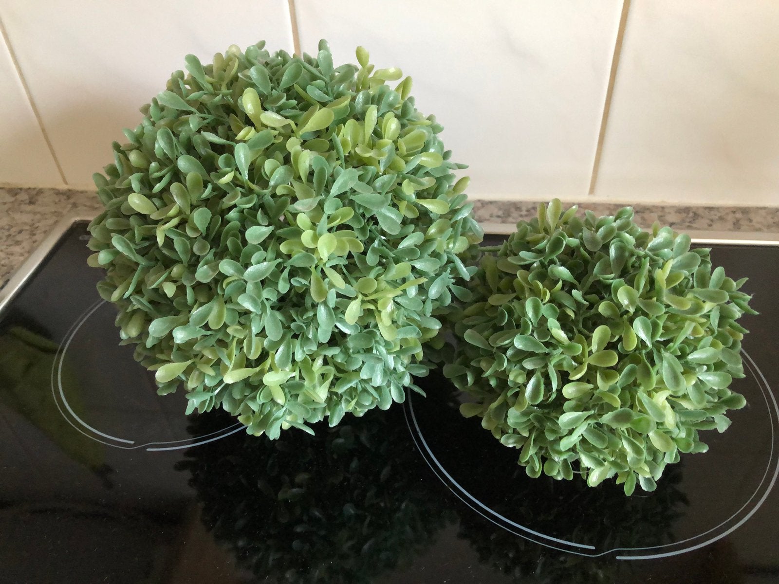2 buxus bolletjes, Ophalen of Verzenden, Zo goed als nieuw