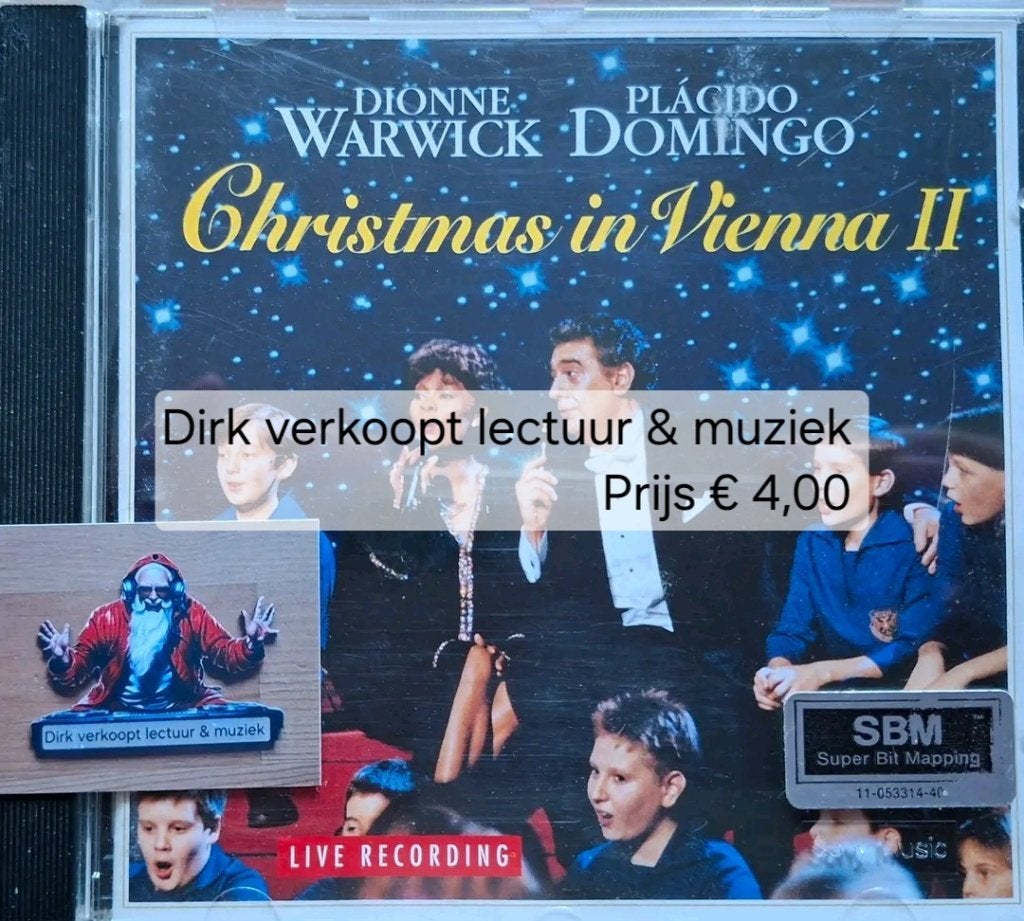 Dionne Warwick & Placido Damingo; Christmas in Vienna (2), Cd's en Dvd's, Kerst, Ophalen of Verzenden, Zo goed als nieuw, Inclusief boekje