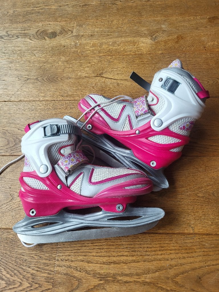 Schaatsen verstelbaar, Sport en Fitness, Schaatsen, Gebruikt, Ophalen of Verzenden, IJshockeyschaatsen, Nijdam