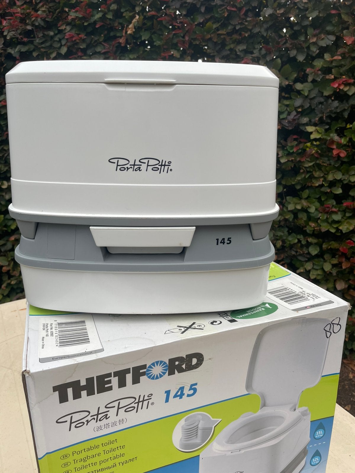 Porta potti 145, Ophalen, Zo goed als nieuw