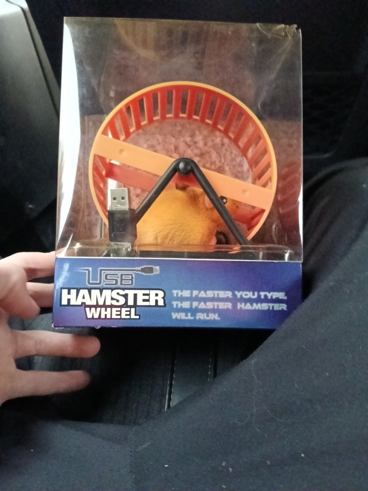 USB Hamsterwiel - Hoe sneller je typt, hoe sneller hij rent!, Ophalen of Verzenden