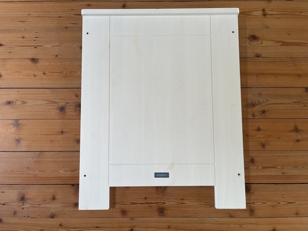 Bopita kinderbed wit + Aerosleep matras, Ophalen, Gebruikt, 70 tot 85 cm, Minder dan 140 cm