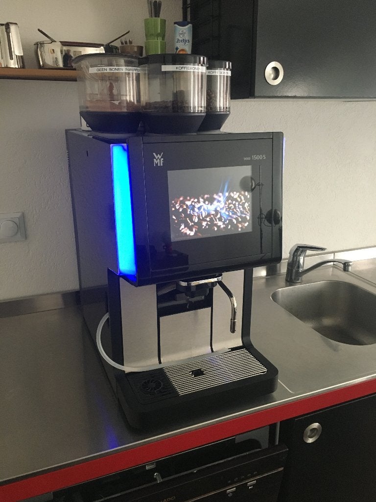 Keurige WMF1500S met 2 molens en cacao., Ophalen, Koffiebonen, 10 kopjes of meer, Koffiemachine