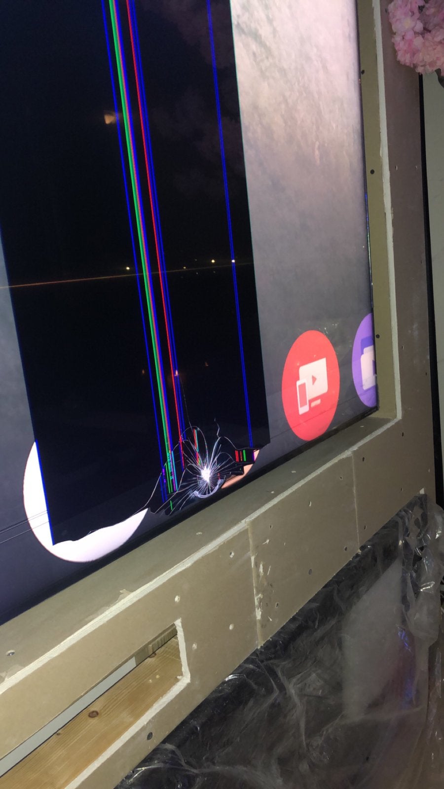 Tcl 98c8k 98 inch miniled tv met schade, 120 Hz, Zo goed als nieuw, 100 cm of meer, Ophalen