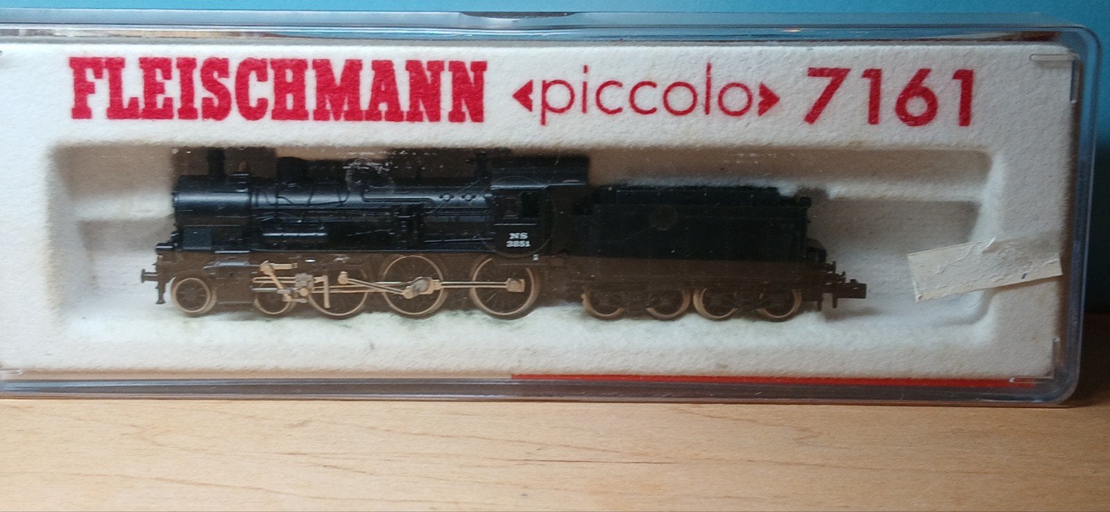 Fleischmann Piccolo 7159 loc BR381373, Gebruikt, Fleischmann, Ophalen of Verzenden, Gelijkstroom