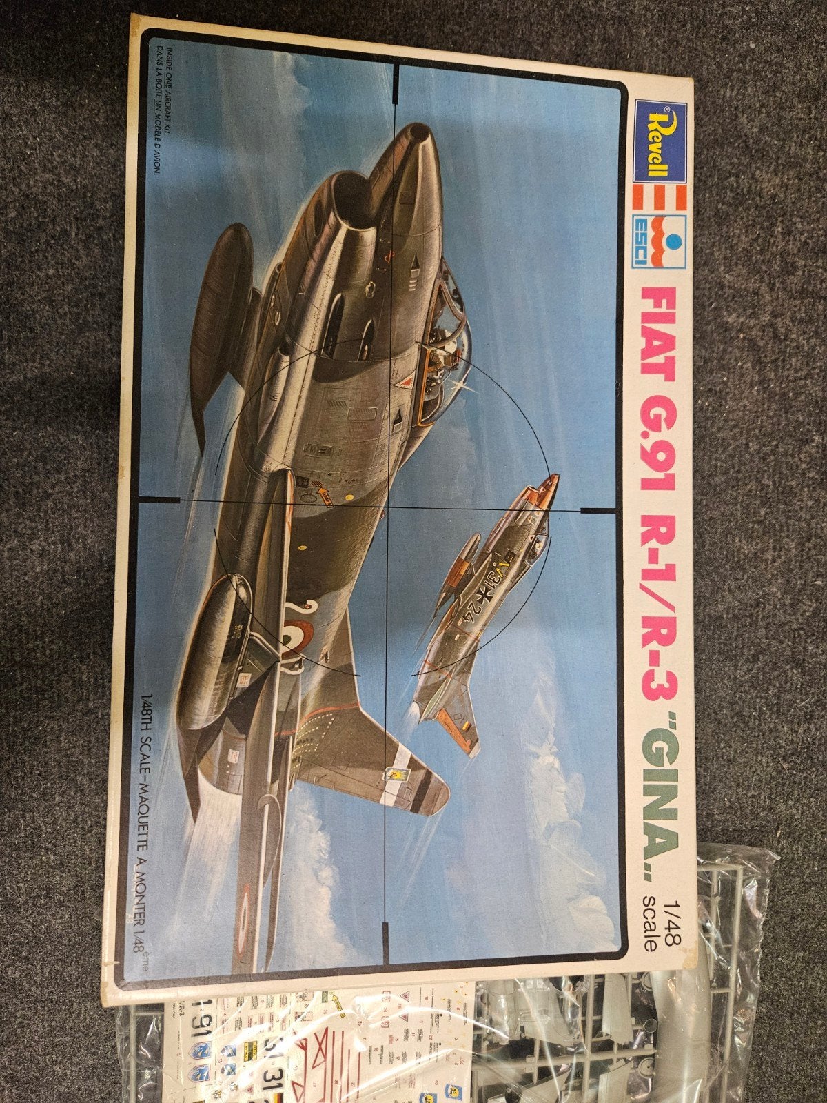 Revell FIAT G.91 R-1/R-3 "GINA" 1:48 Vliegtuigmodel, Ophalen of Verzenden
