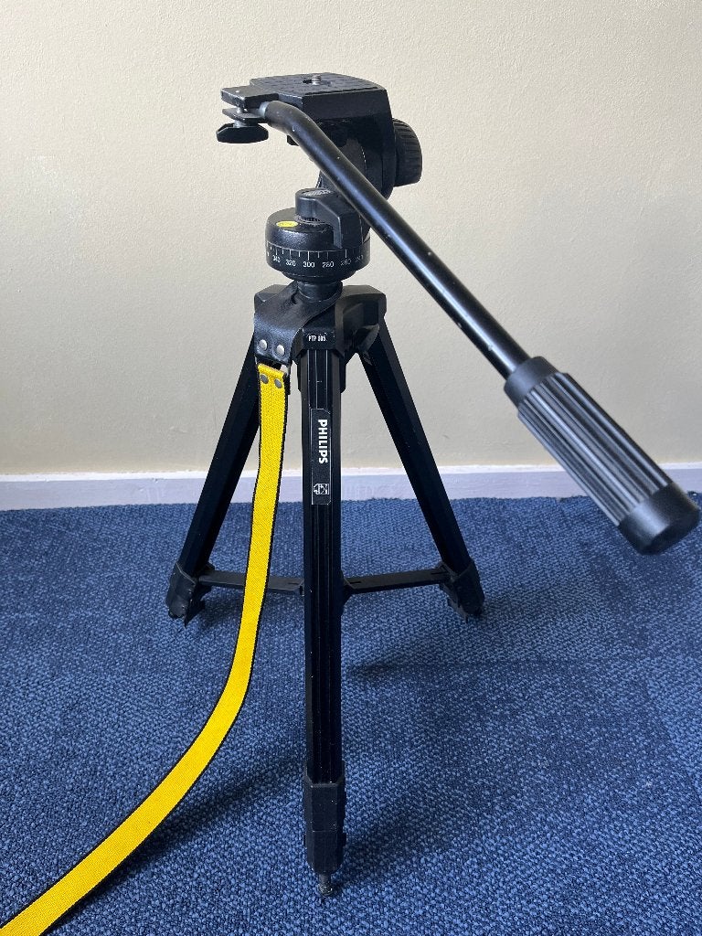 video statief, Ophalen, 125 cm of minder, Met balhoofd, Driepoot