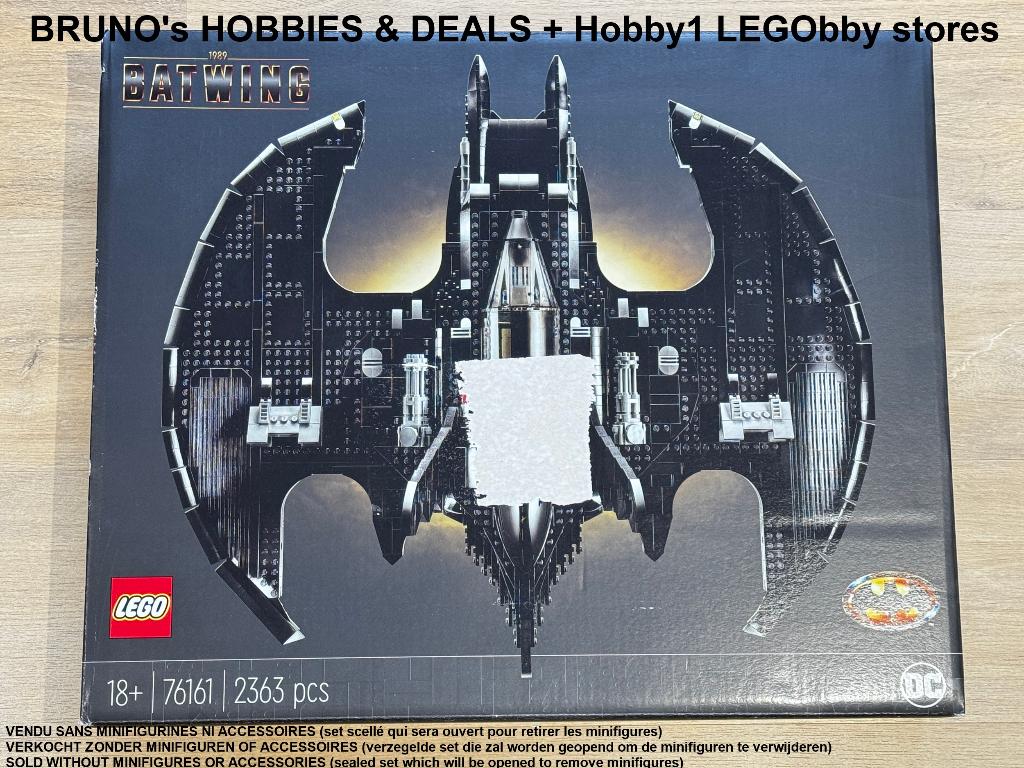 LEGO 76161 Batwing uit 1989 NIEUW maar ZONDER MINIFIGS, Overige thema's, Lego, Nieuw, Ophalen of Verzenden