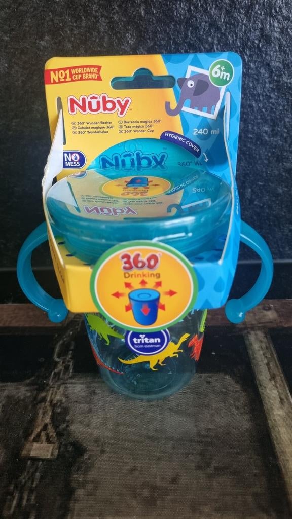 Nuby 360 graden drinkbeker NIEUW, Ophalen, Nieuw